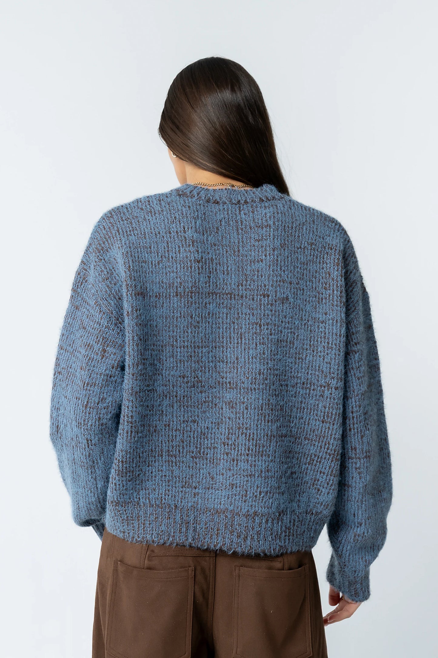 Russel Oversized Sweater in Brown