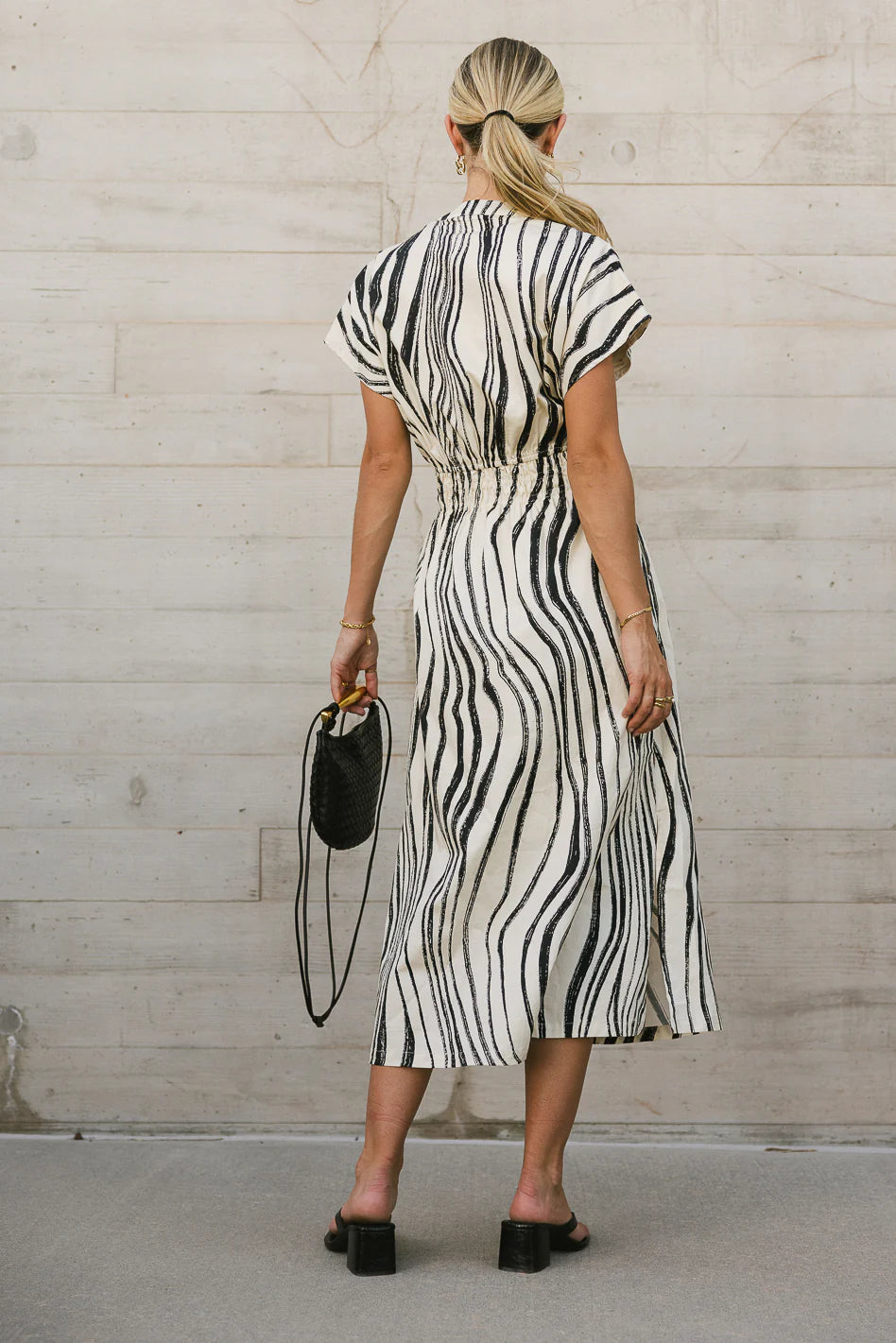 Winona Abstract Midi Dress FINAL SALE