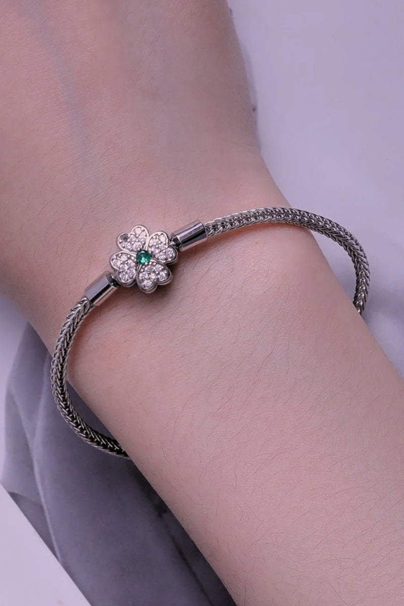 Lucky Four Leaf Clover Bracelet