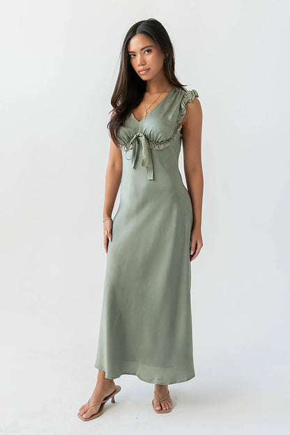 Tracey Maxi Dress in Green