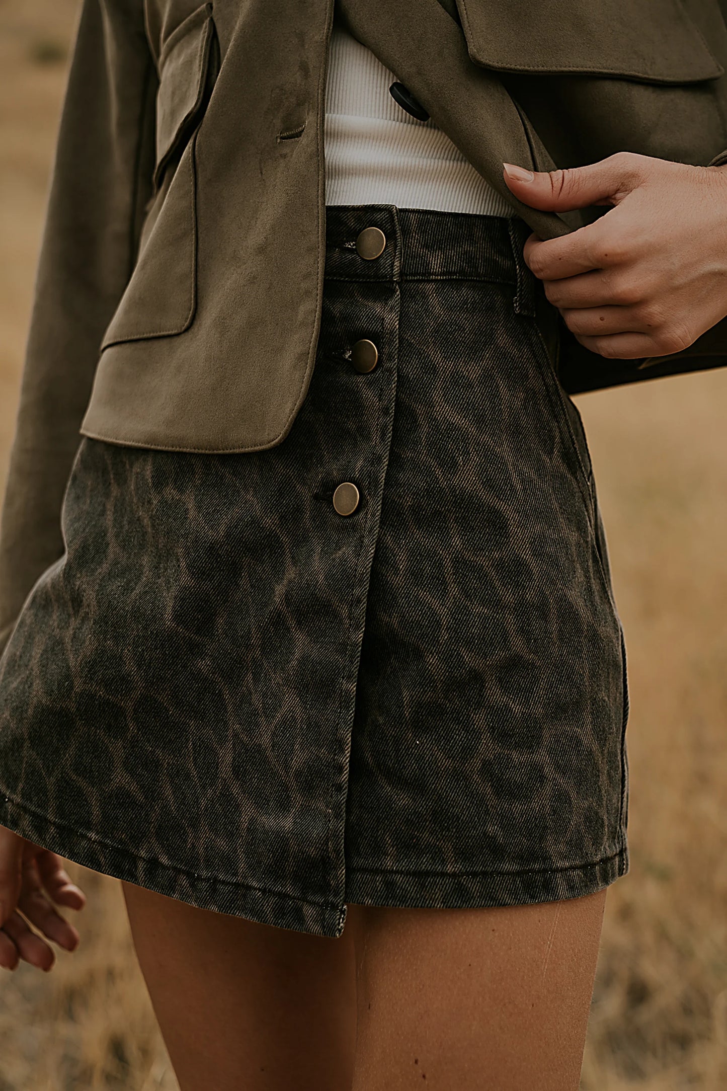 Luka Leopard Mini Skort FINAL SALE