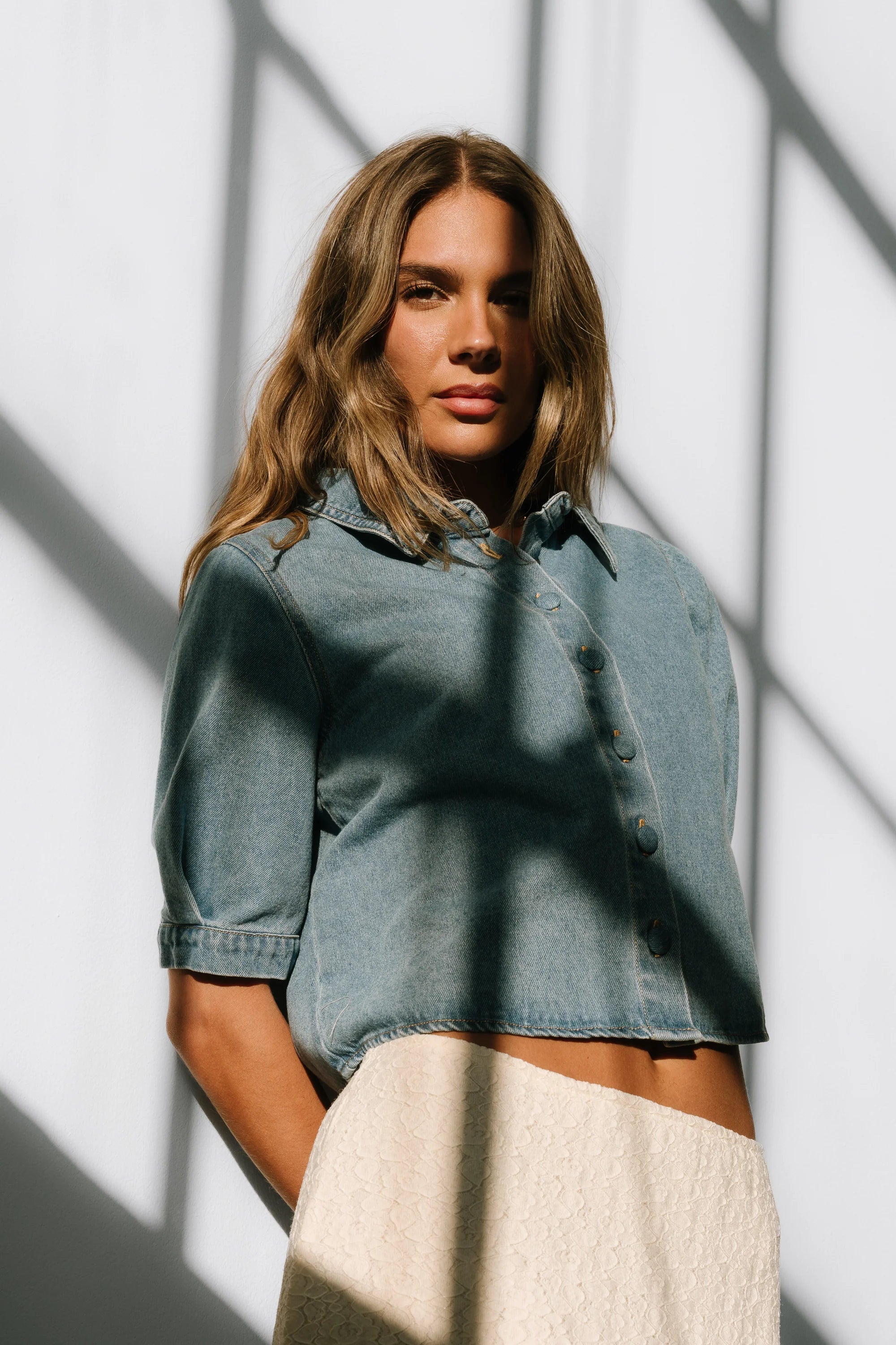 Betty Denim Button Up FINAL SALE