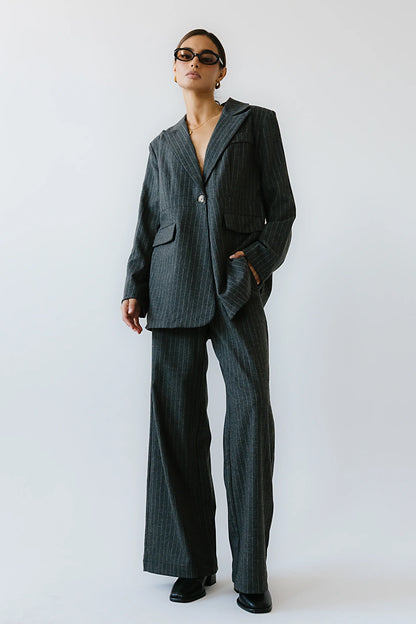 Joey Pinstripe Baggy Pants