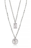 Medallions of Mine Layered Coin Necklace Set
