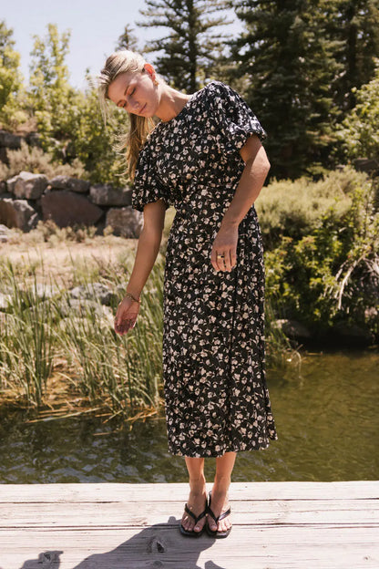 Serena Velvet Midi Dress FINAL SALE