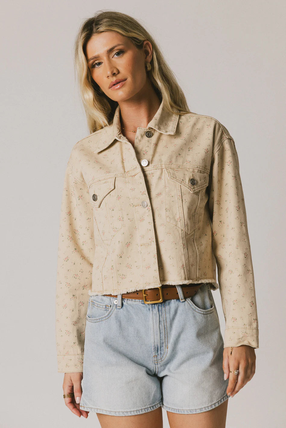 Dakota Floral Denim Jacket