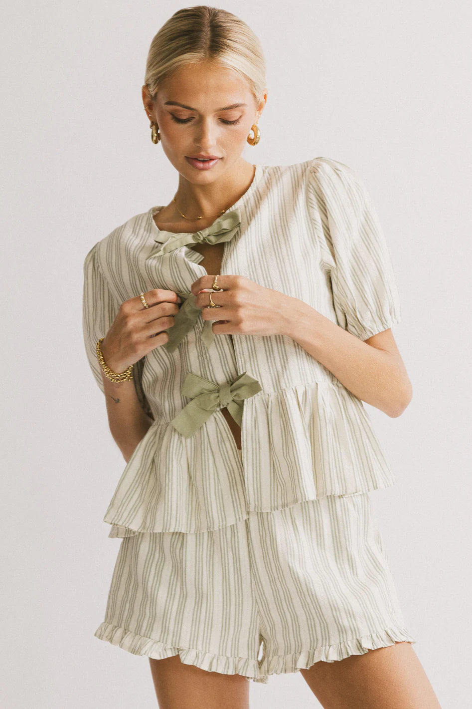 Ethel Tie Front Blouse FINAL SALE