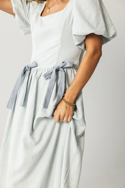 Elyse Gingham Maxi Dress FINAL SALE