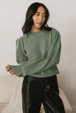 Amber Knit Sweater in Sage FINAL SALE