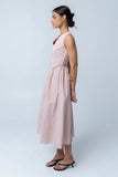 Jaynie Midi Dress in Rose