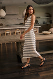 Kaydence Striped Midi Dress