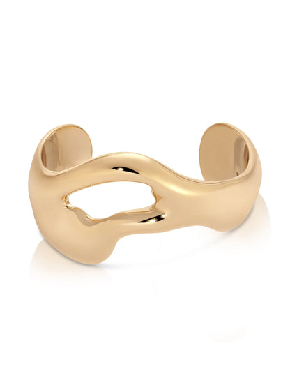 Open Abstract Cuff Bracelet