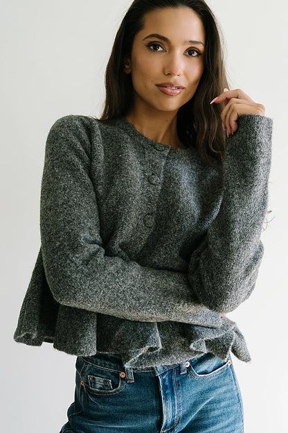 Ally Peplum Sweater FINAL SALE