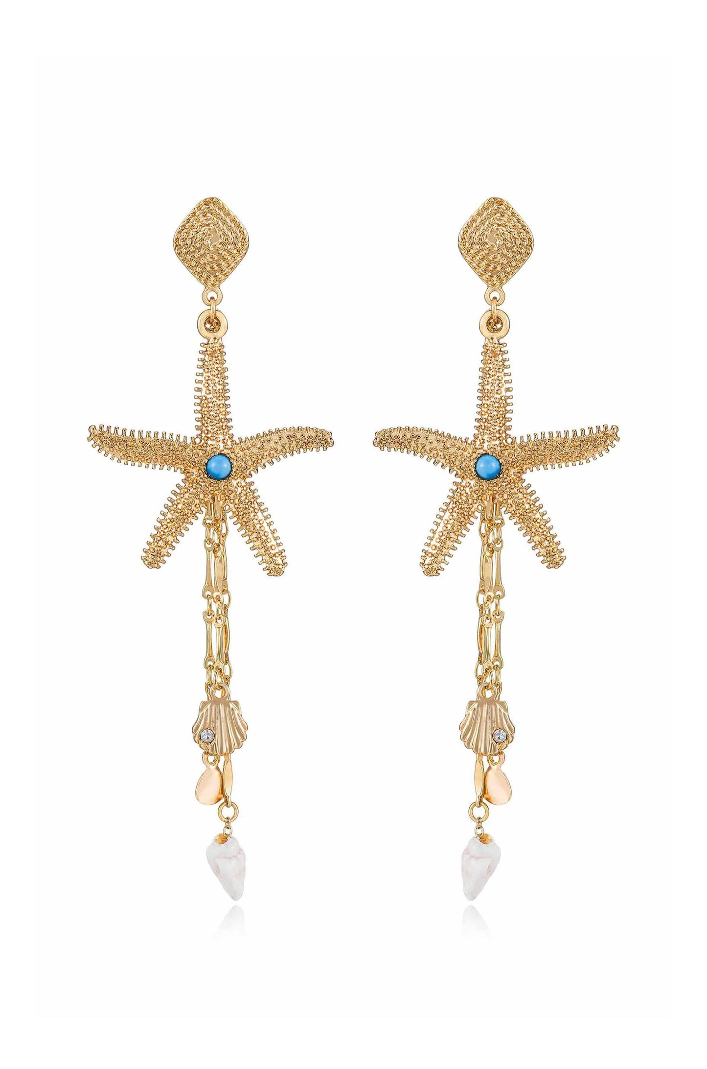 Starfish Seeker Drop Earrings