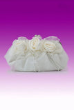 Silk Chain Clutches With Flower