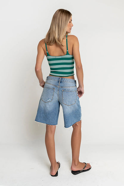 Winston Distressed Bermuda Shorts
