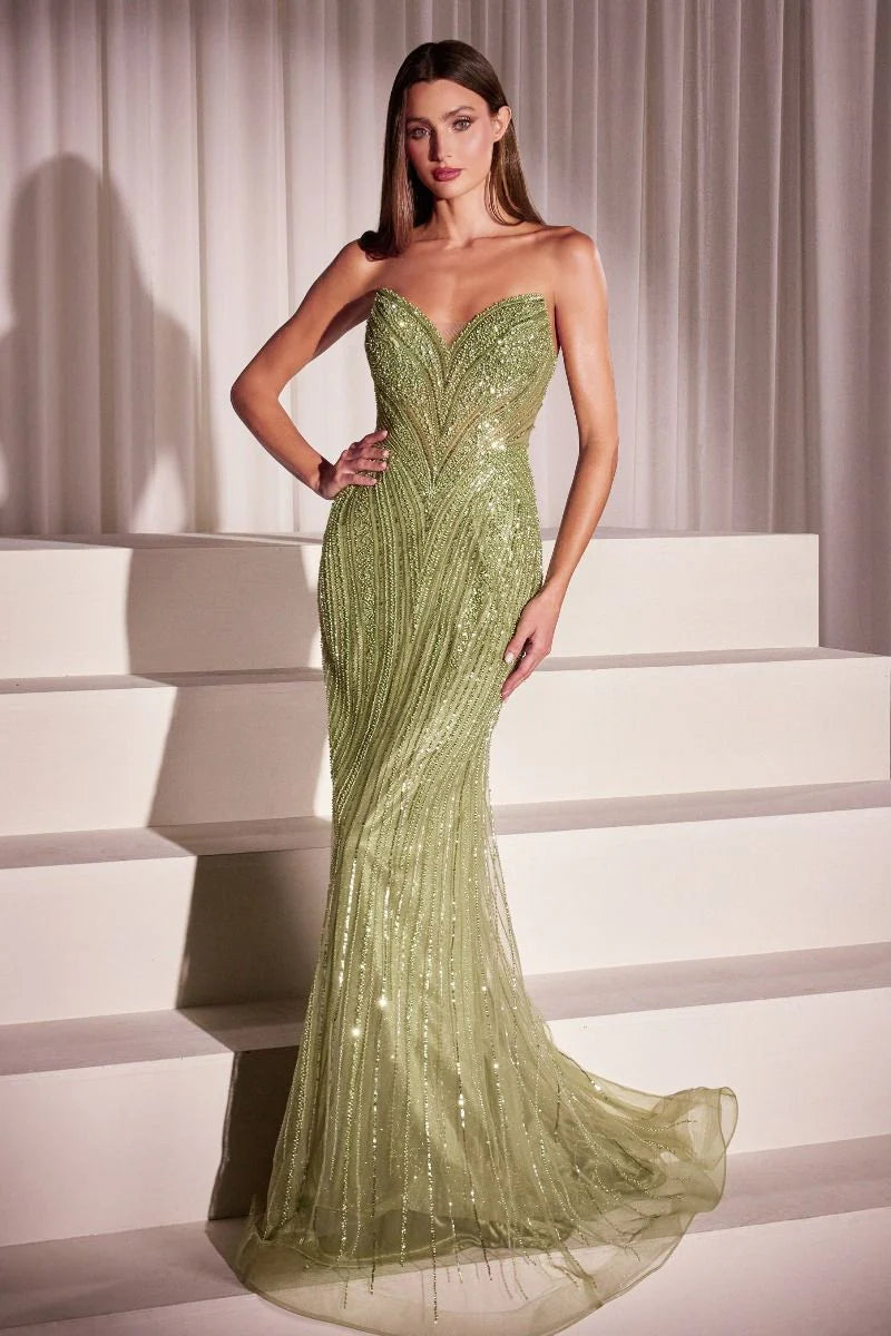 Gretchen Gown Sequin Fitted Dress