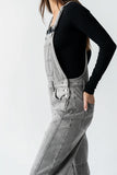 Tansy Denim Overalls in Grey