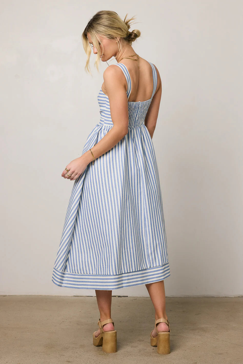 Archie Striped Midi Dress FINAL SALE
