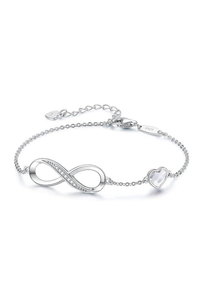 Red Chain Bracelets with Birthstone