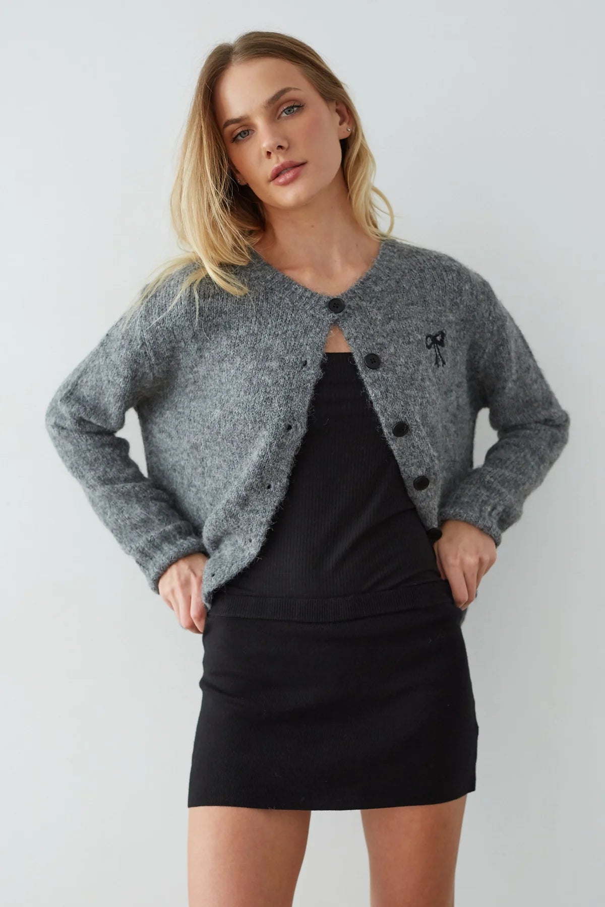 Elijay Knit Mini Skort