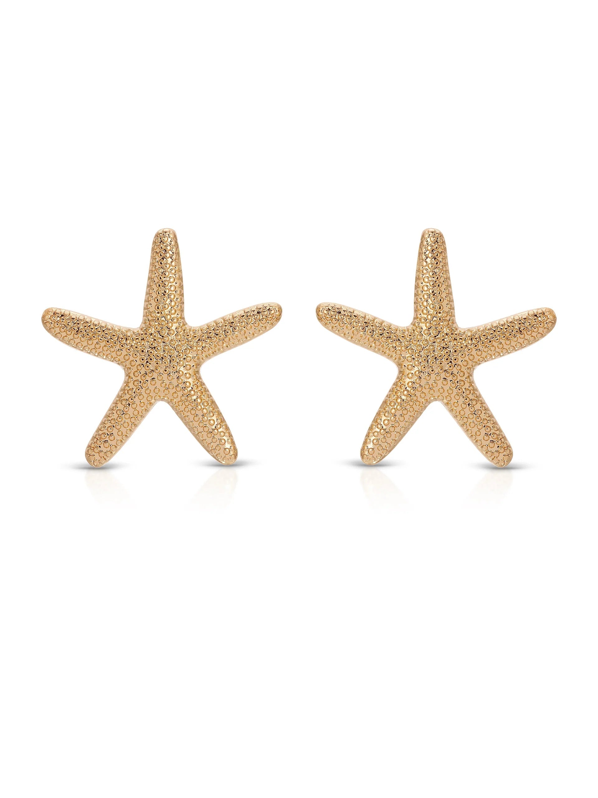Statement Starfish Stud Earrings