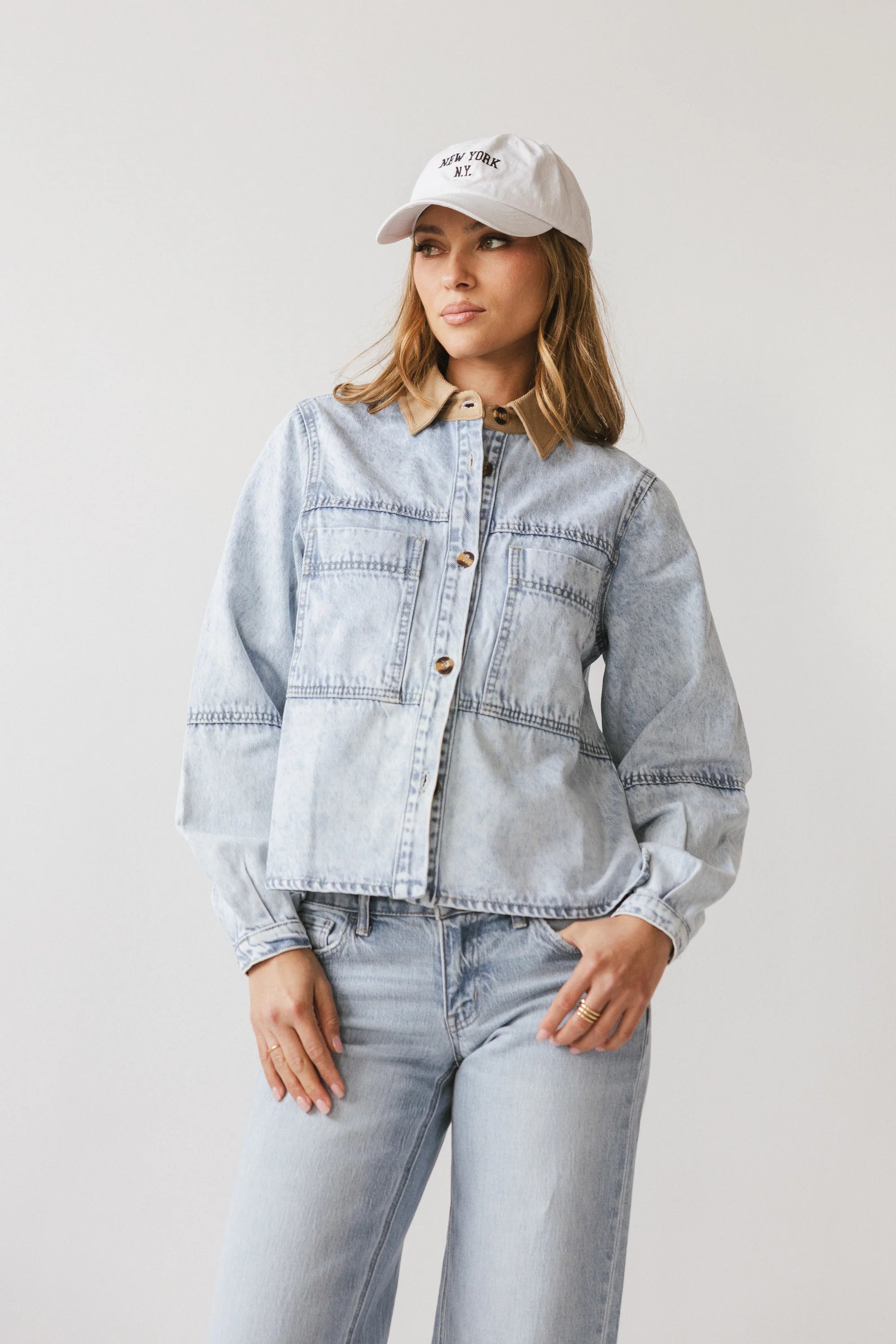 Andy Contrast Denim Jacket