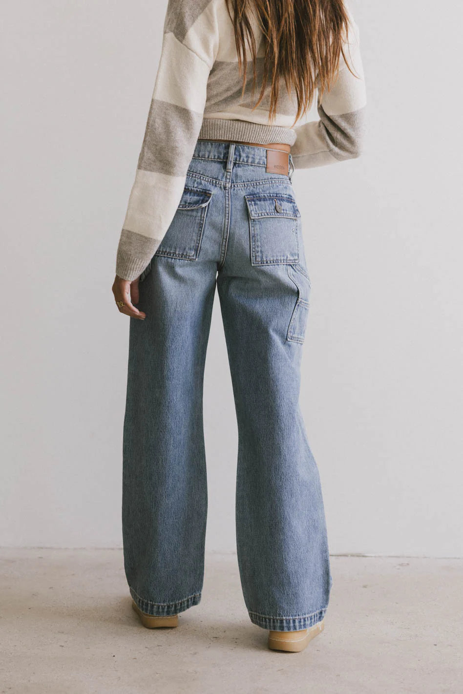 Remi Wide Leg Denim in Light Wash FINAL SALE