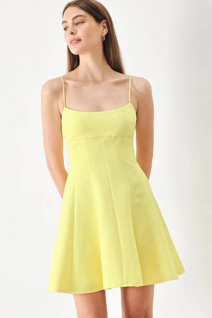 FRESH LINE YELLOW CAMI DRESS