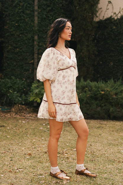 Lincoln Ribbon Trim Mini Dress FINAL SALE