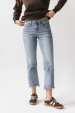 Markel Cropped Straight Leg Jeans
