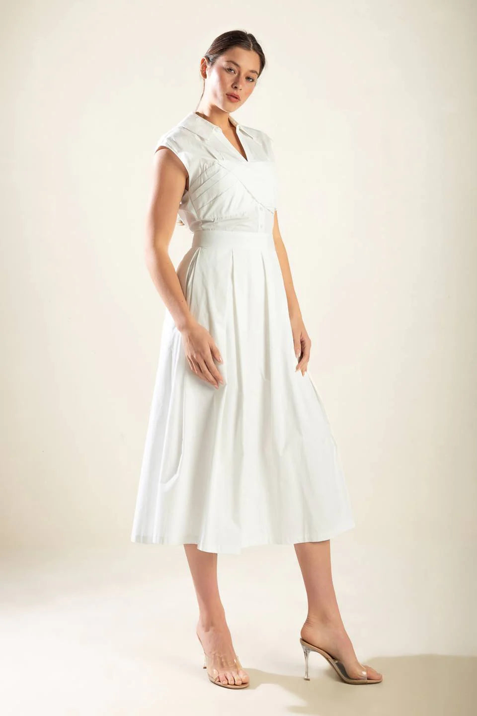 DREAMY IMPRESSION MIDI DRESS