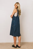 Camry Overall Dress in Dark Wash FINAL SALE