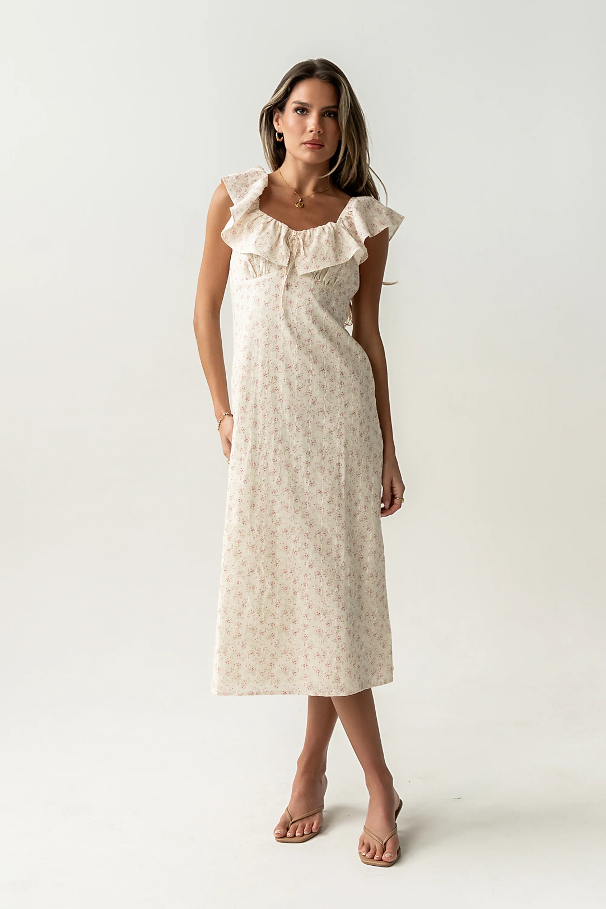 Rustin Floral Midi Dress