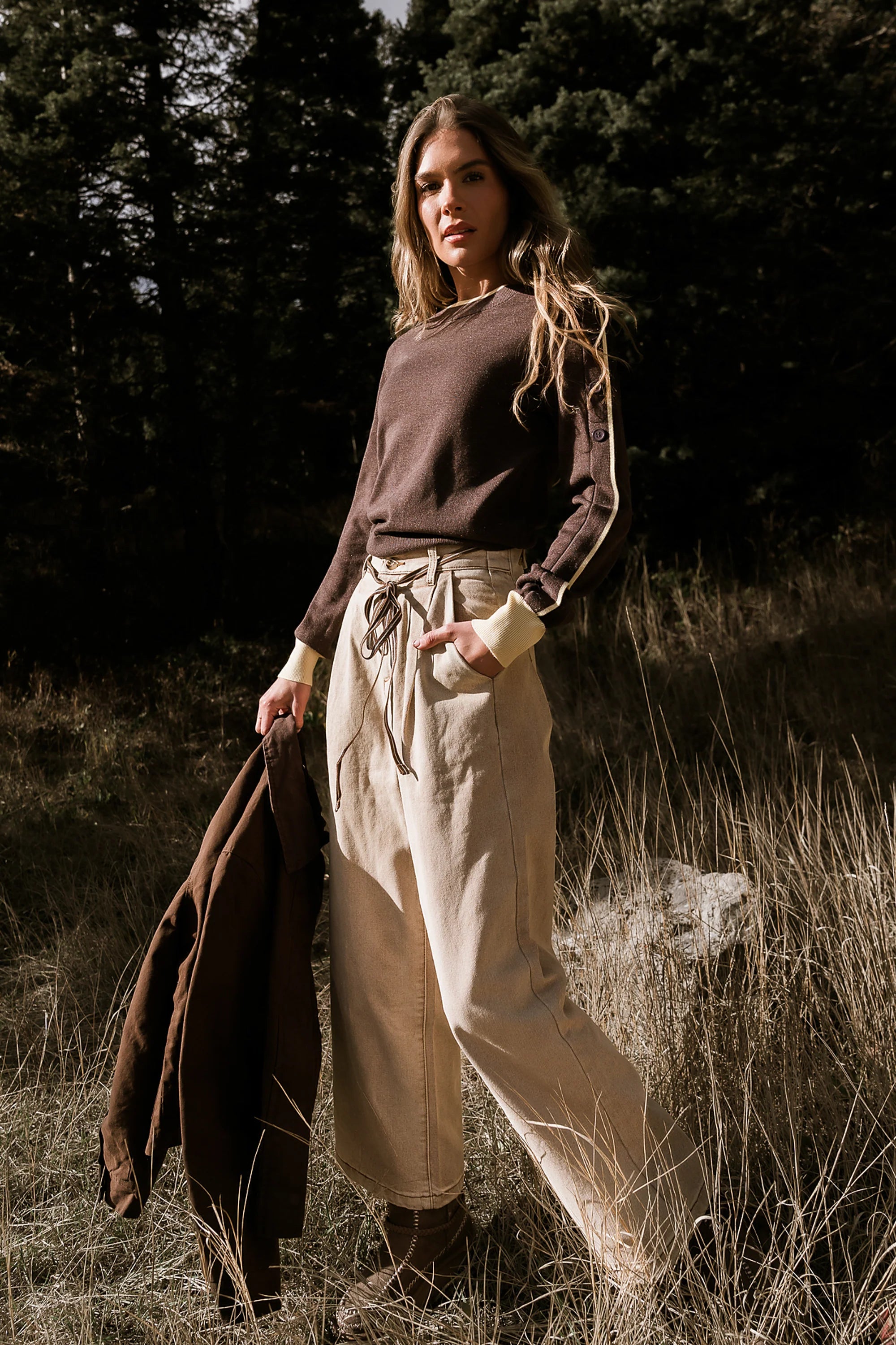 Jovie Pleated Wide Leg Pants