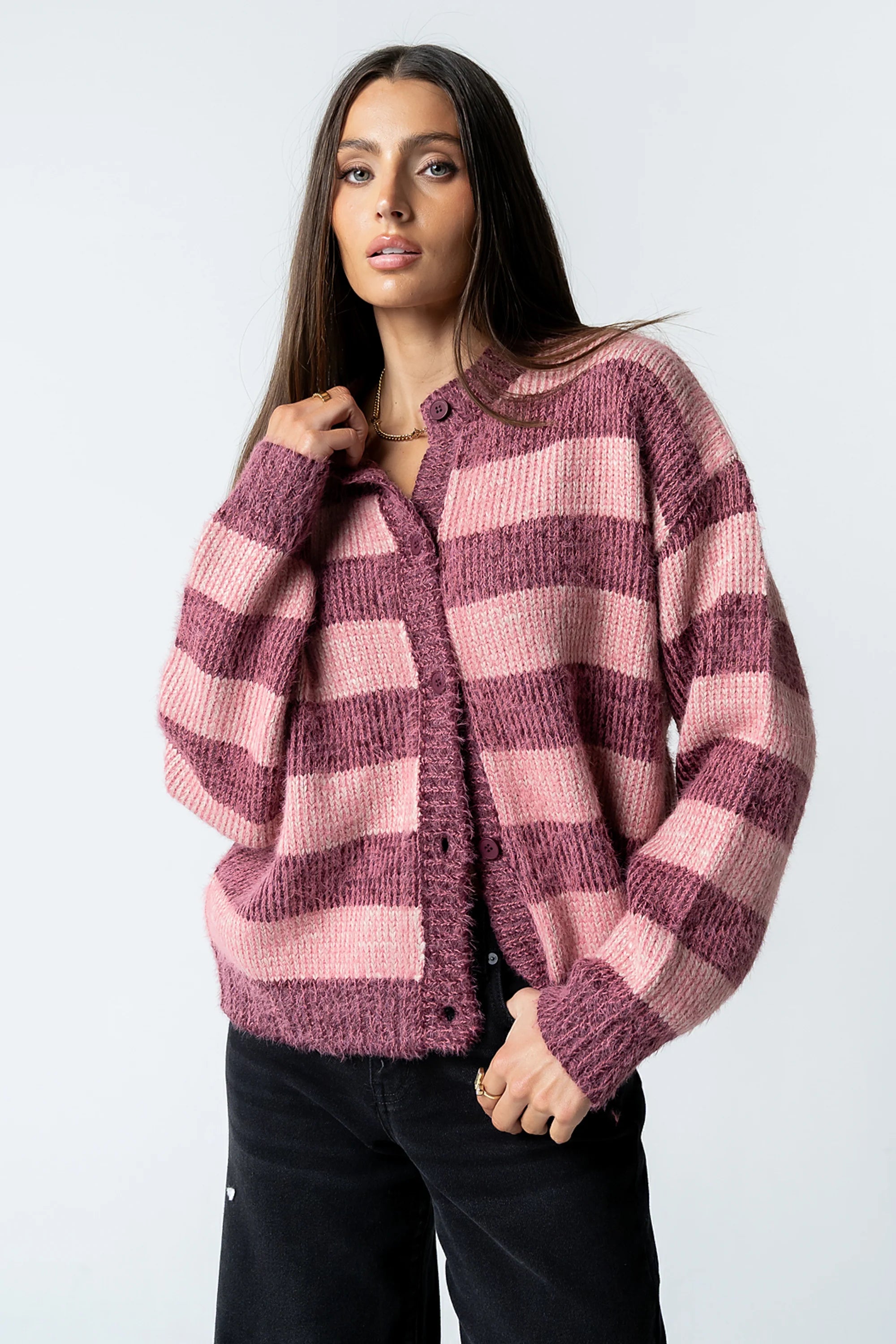 Russel Oversized Sweater in Pink