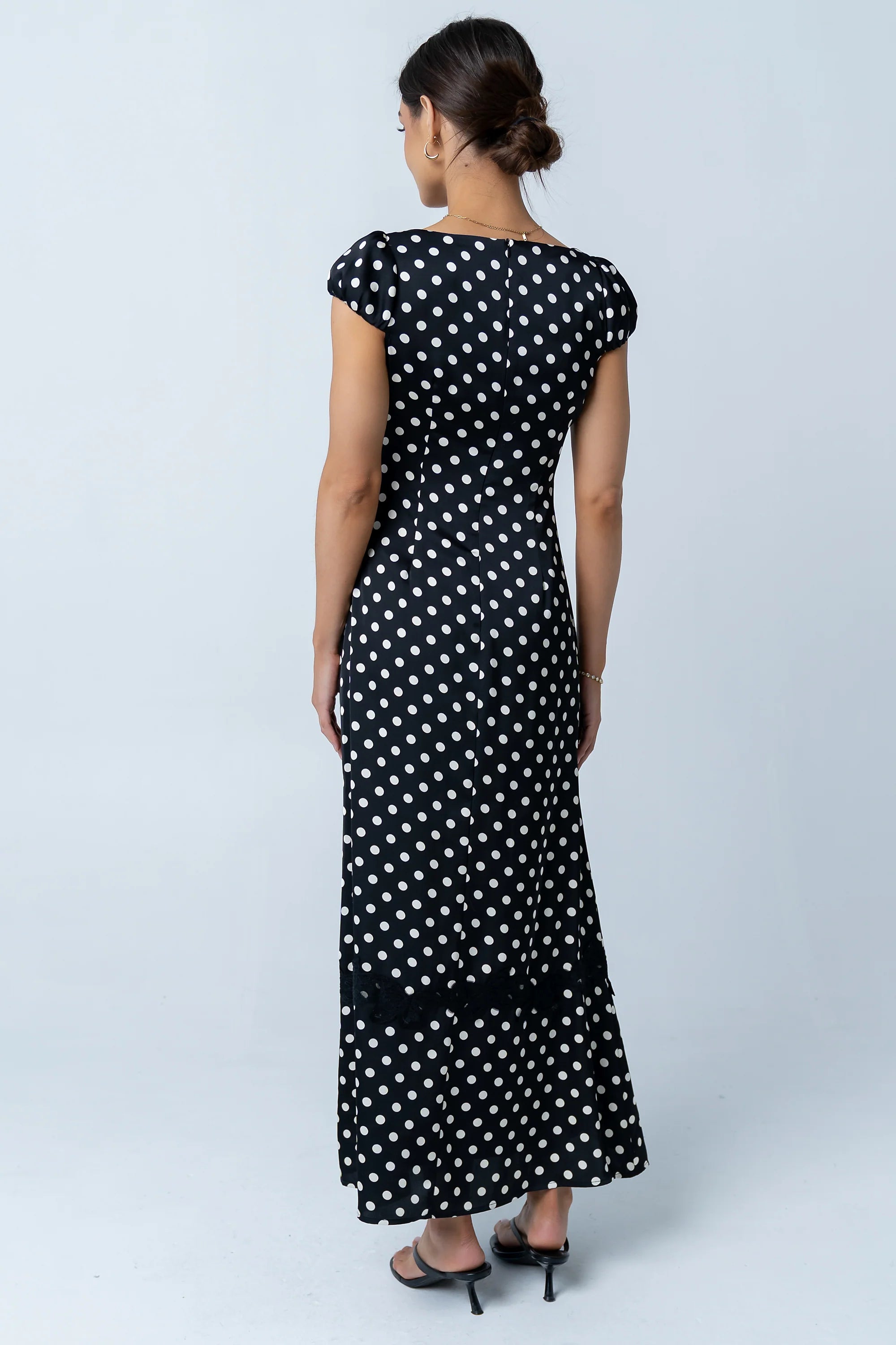 Marianna Polka Dot Maxi Dress
