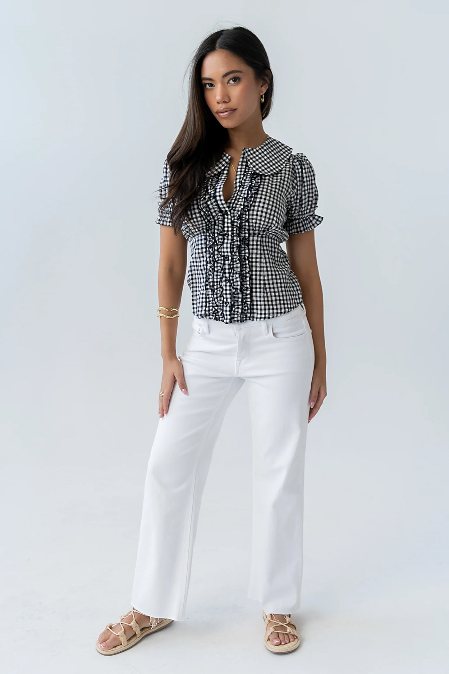 Charlie Button Up in Black