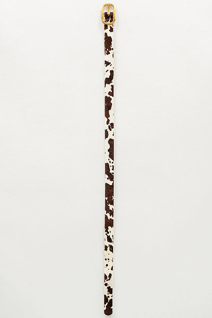 Hannah Cow Print Belt