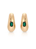 Deco Crystal Hoops