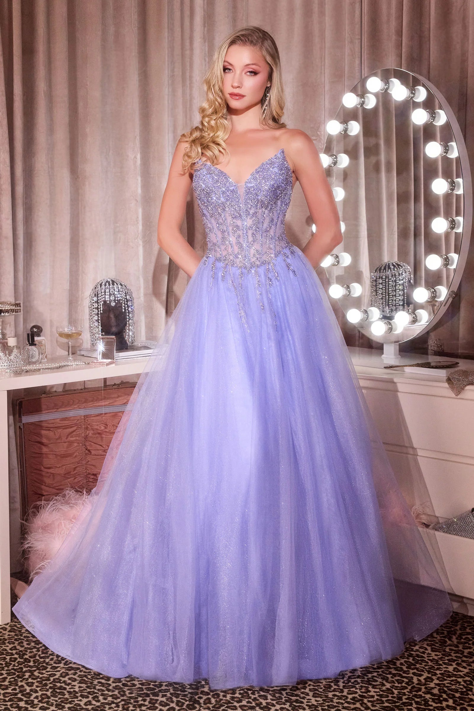 Jolia Gown A Line Corset Tulle Dress