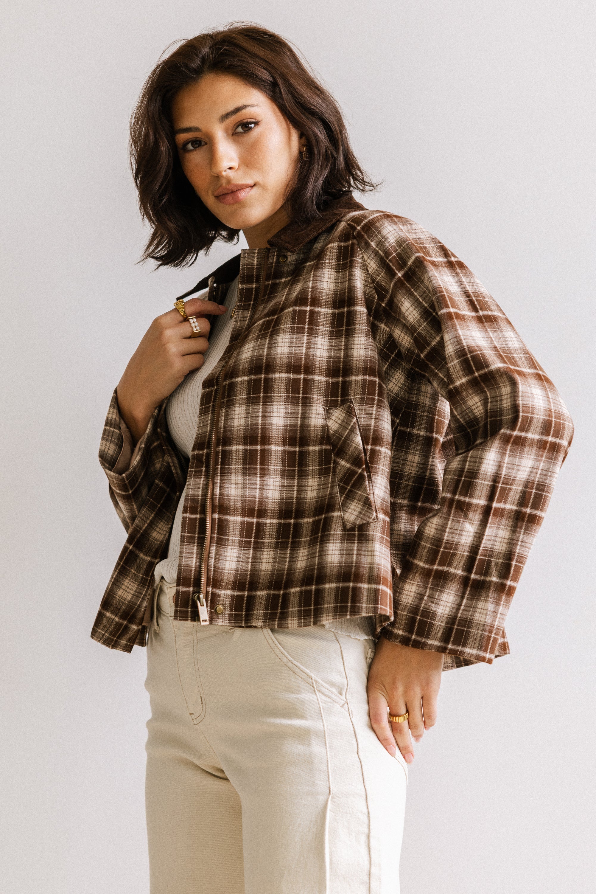 Tate Plaid Jacket FINAL SALE