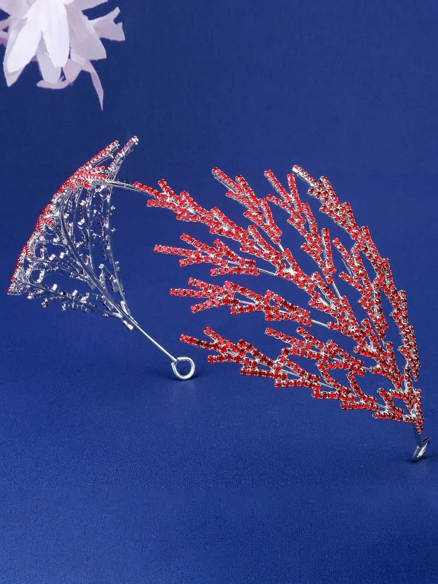 Metal Super Shiny Rhinestone Wide Headband Hair Accessories
