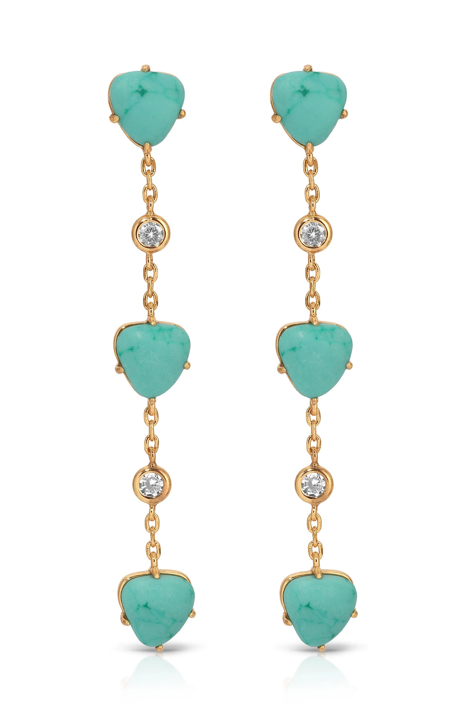 Turquoise Solstice Dangle Earrings
