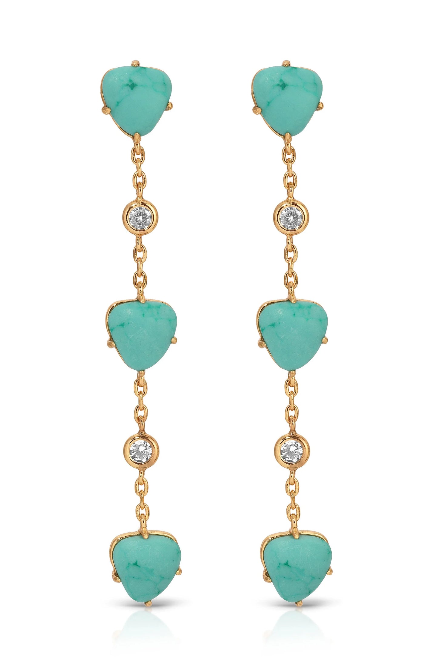Turquoise Solstice Dangle Earrings