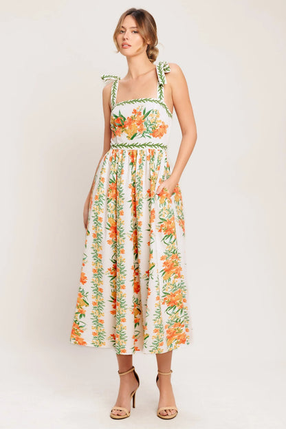 MARIGOLD BREEZE MIDI DRESS