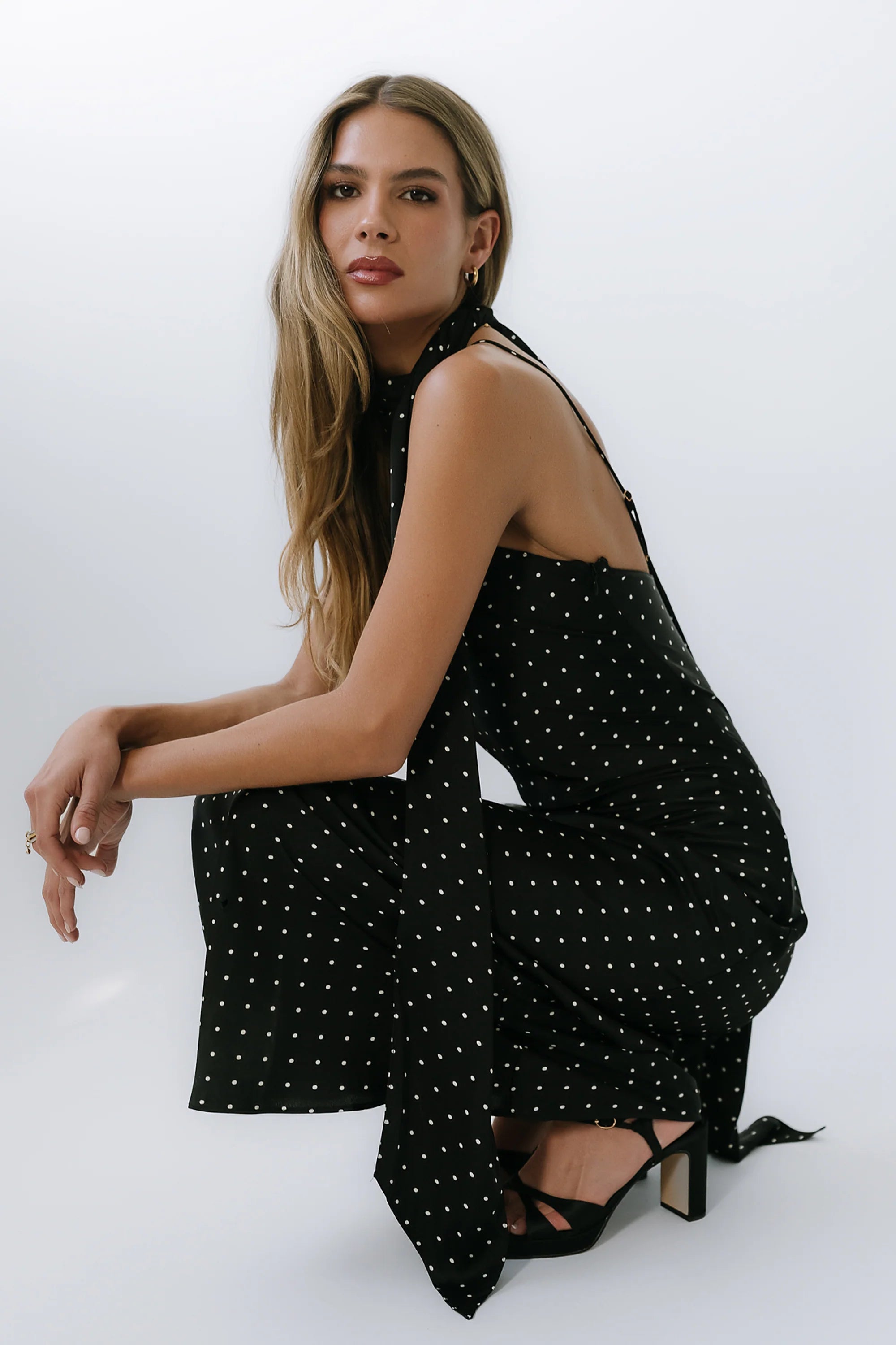 Max Polka Dot Maxi Dress
