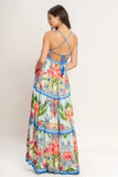 FRESH BOTANICAL MULTI FLORAL MAXI DRESS