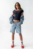 Dylan Two Toned Bermuda Shorts