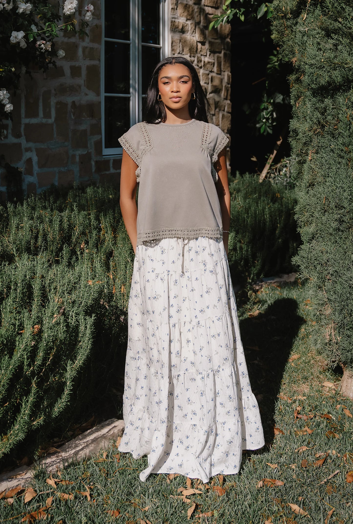 Jordie Floral Maxi Skirt